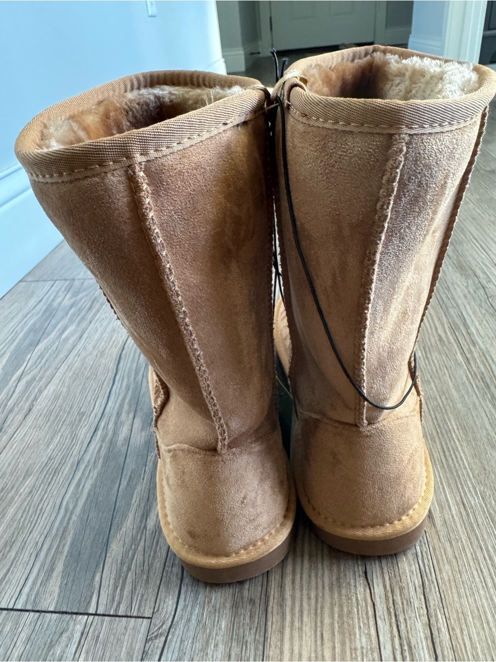 NWT Maurice’s SuperCush Charlie Classic Tall Suede Chestnut Boots Size 9 - Picture 3 of 7
